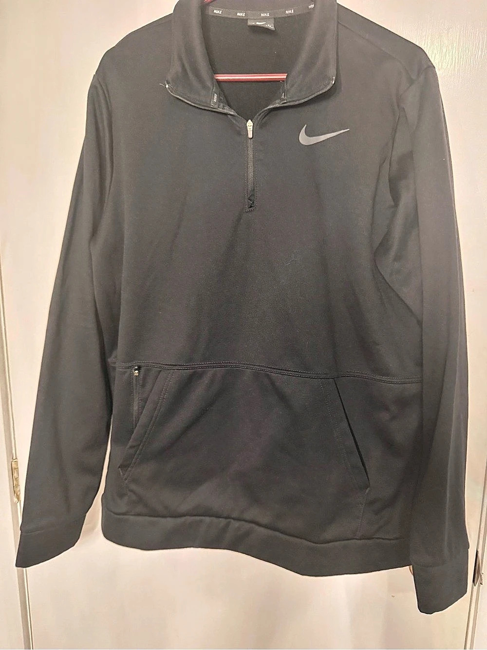 Nike Dri-FIT 1/2-Zip Pullover Half-Zip Pullover Black Large